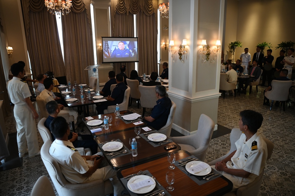 Japan Coast Guard hosts working luncheon for U. S. and Philippine Coast Guard in Manila
