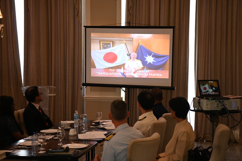 Japan Coast Guard hosts working luncheon for U. S. and Philippine Coast Guard in Manila