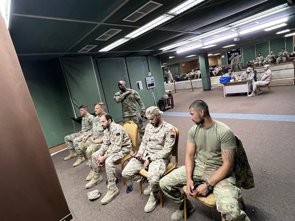 386 AEW Airmen participate in Firing Competition with Kuwaiti counterparts