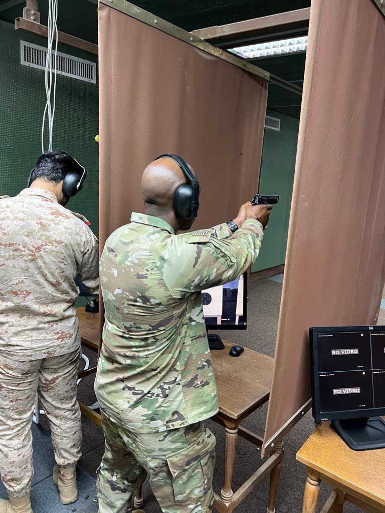 386 AEW Airmen participate in Firing Competition with Kuwaiti counterparts