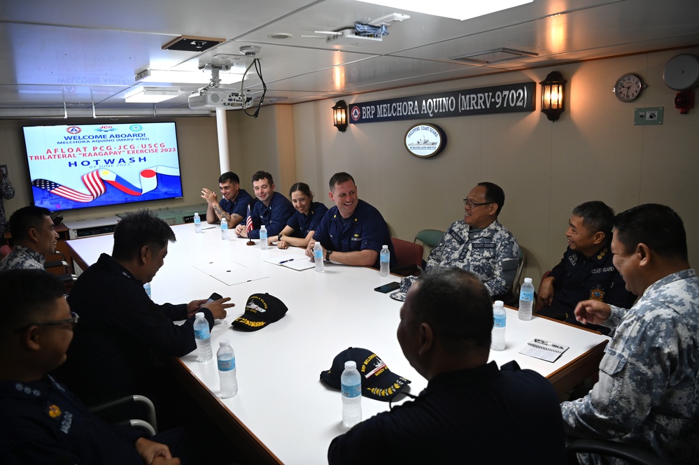 Philippine, Japan and U.S. Coast Guards conclude combined operations in South China Sea