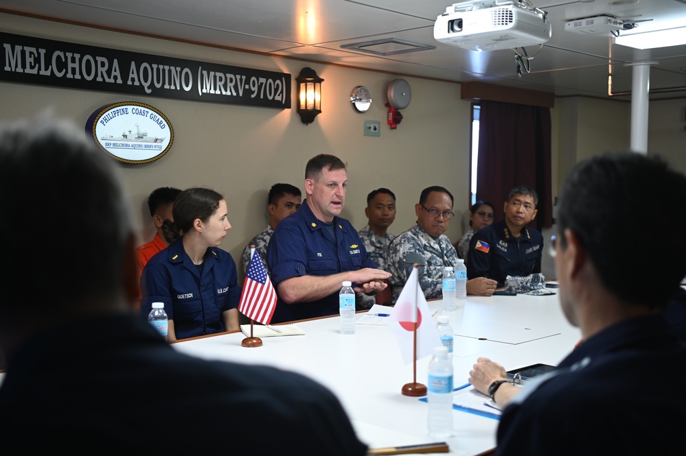 Philippine, Japan and U.S. Coast Guards conclude combined operations in South China Sea