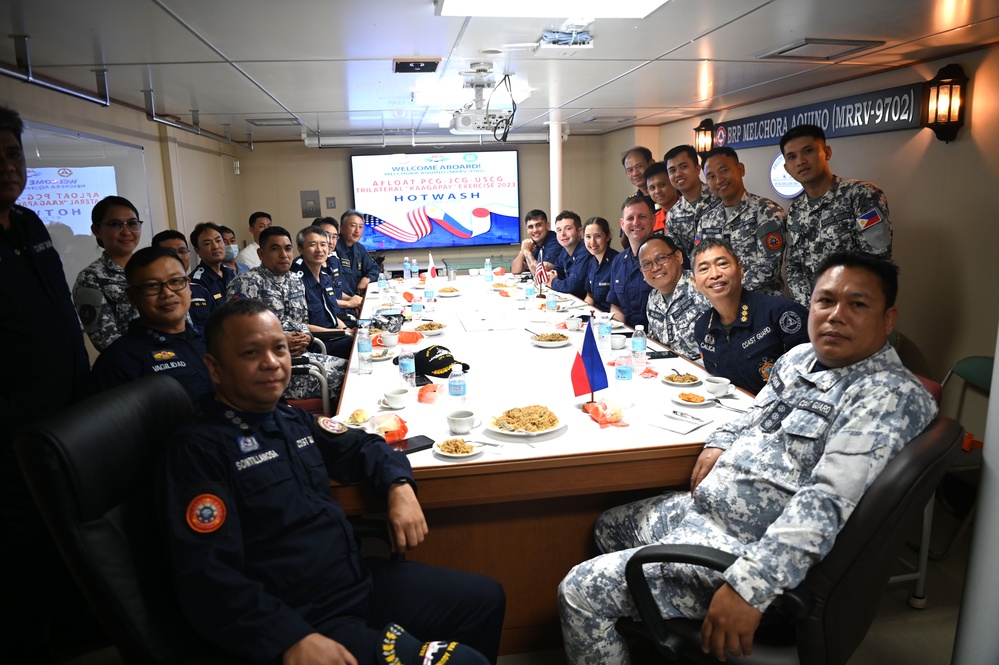 Philippine, Japan and U.S. Coast Guards conclude combined operations in South China Sea