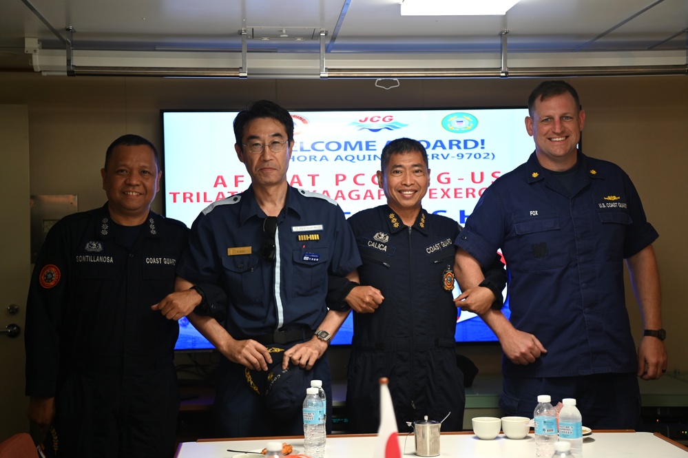 Philippine, Japan and U.S. Coast Guards conclude combined operations in South China Sea