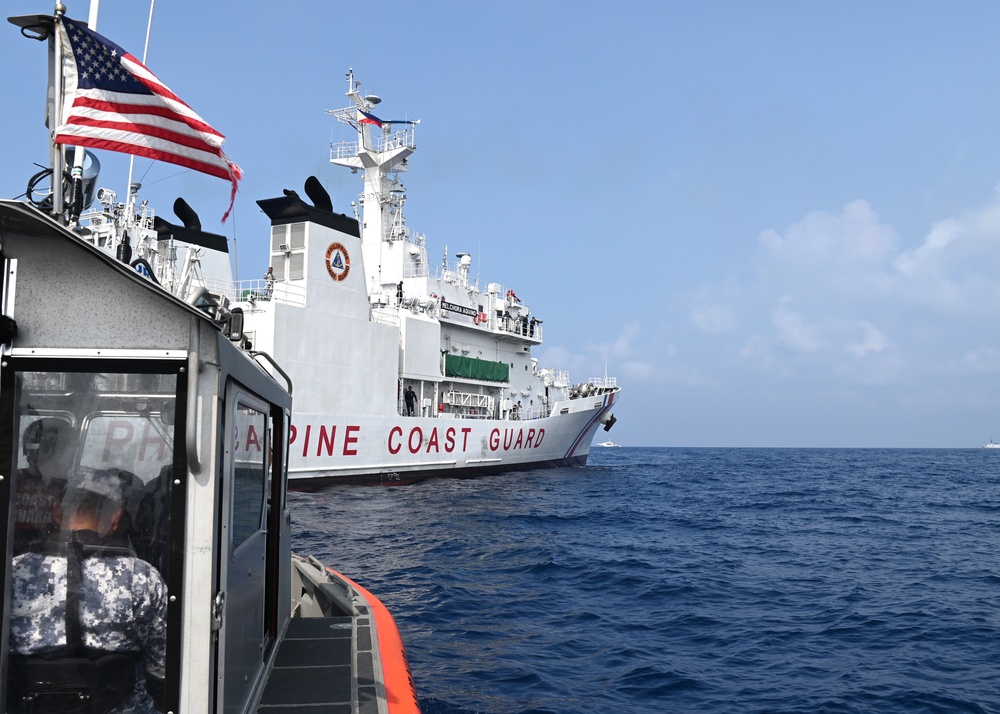 Philippine, Japan and U.S. Coast Guards conclude combined operations in South China Sea