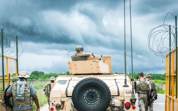 U.S. Army conducts patrol to Kenyan village