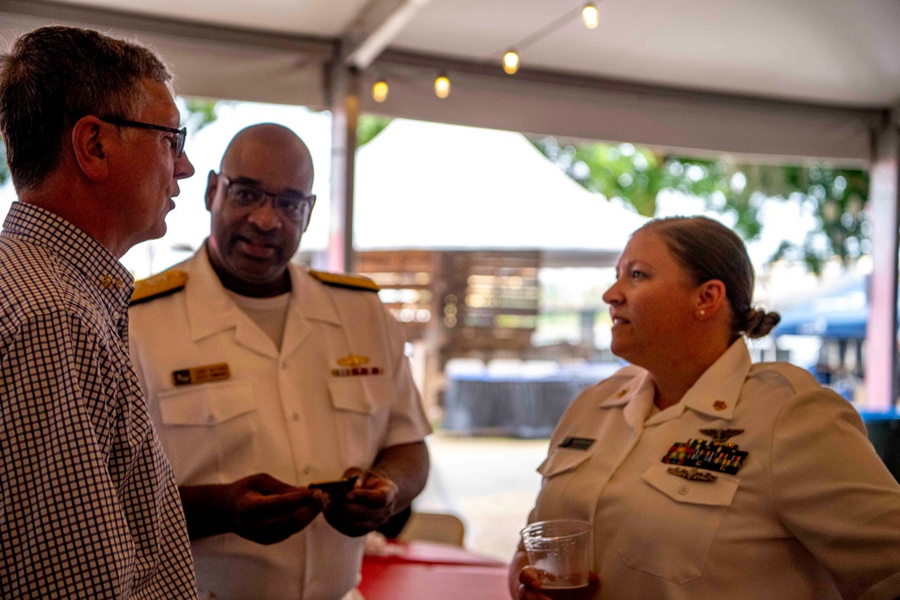 U.S., Canadian Sailors Participate in &quot;Sip to Shore&quot; Reception During Portland Fleet Week 2023