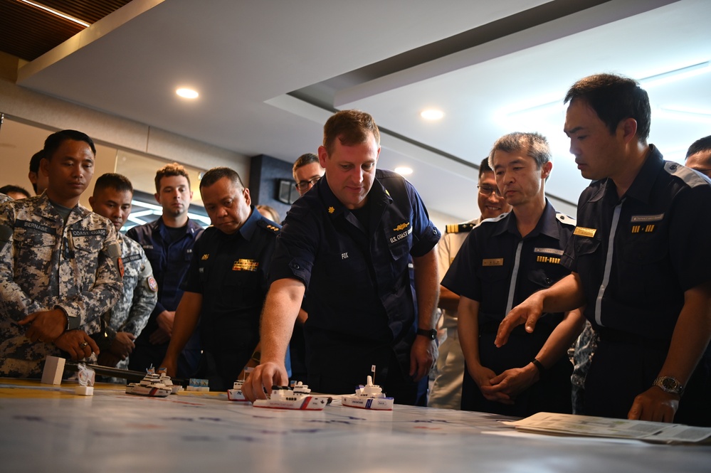 Philippine Coast Guard hosts collaborative mission planning meeting with U.S. and Japan Coast Guards in Manila