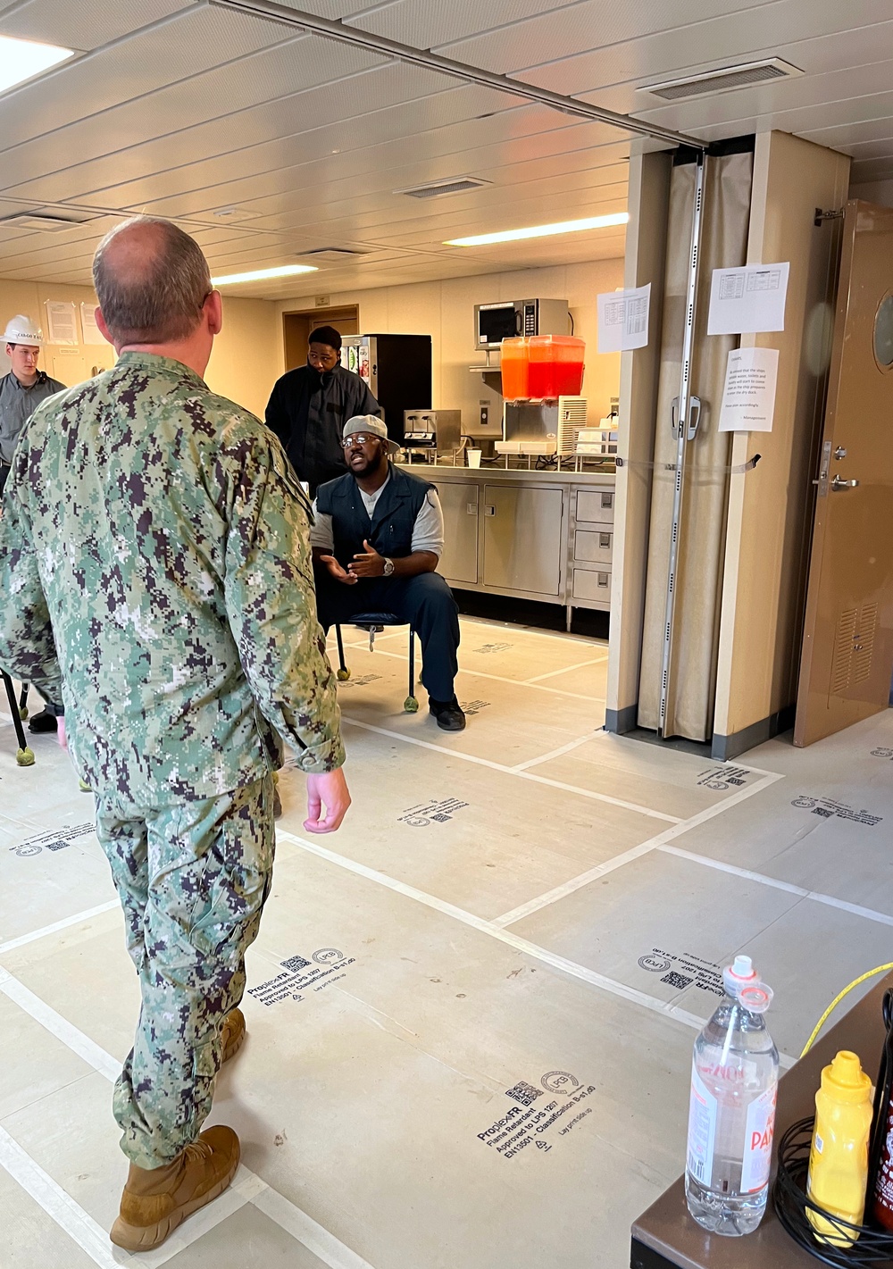 USS HERSHEL “WOODY” WILLIAMS HOSTS MSCEURAF DURING MALTA MAINTENANCE PERIOD