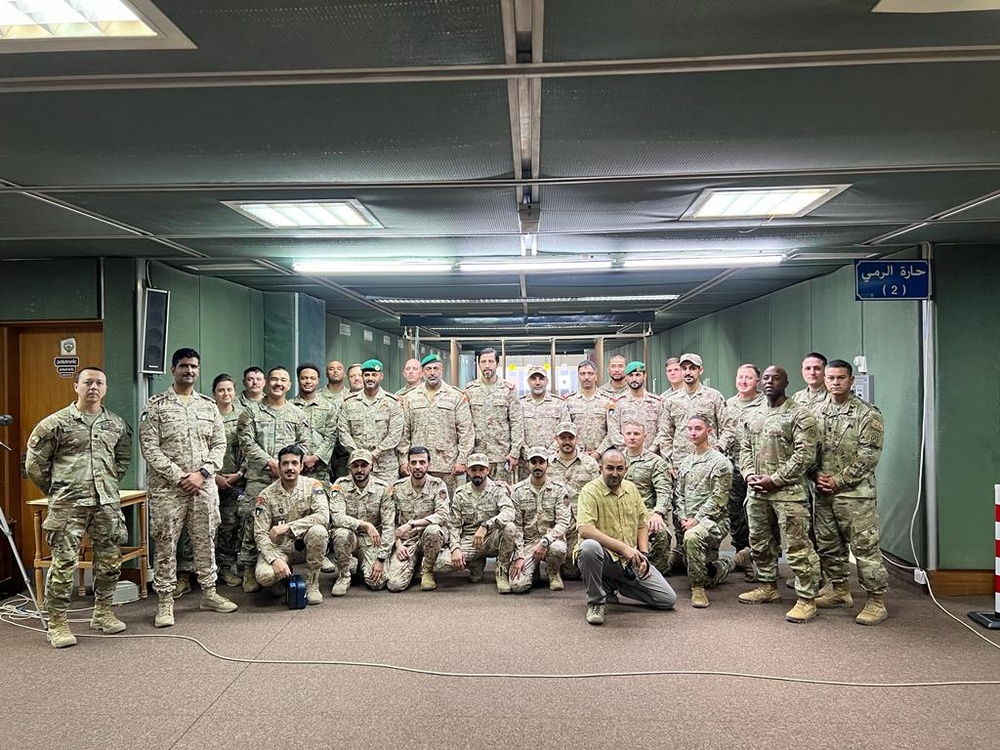 386th AEW Airmen participate in Firing Competition with Kuwaiti counterparts