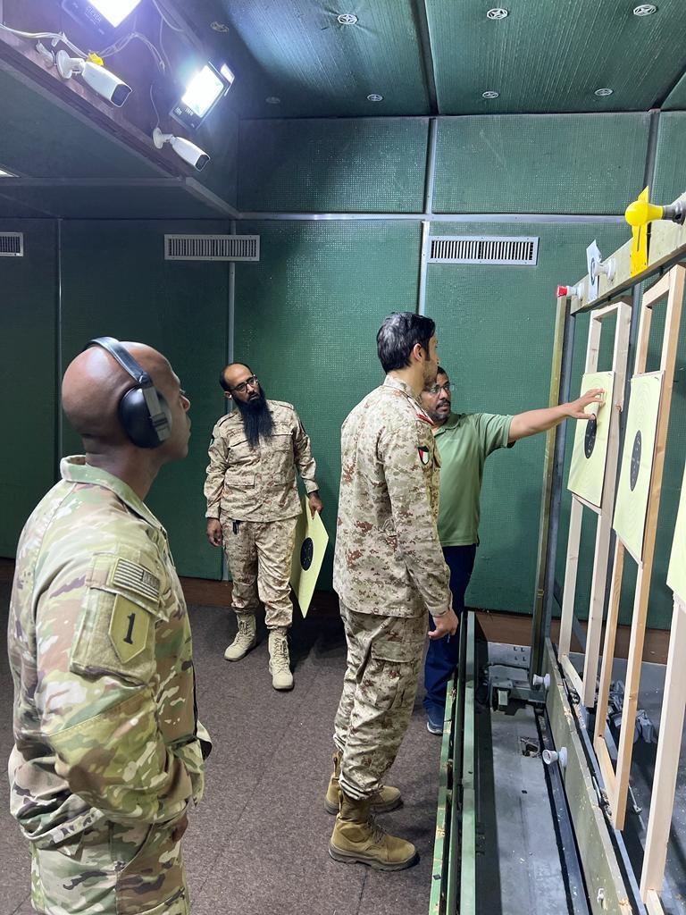 386 AEW Airmen participate in Firing Competition with Kuwaiti counterparts