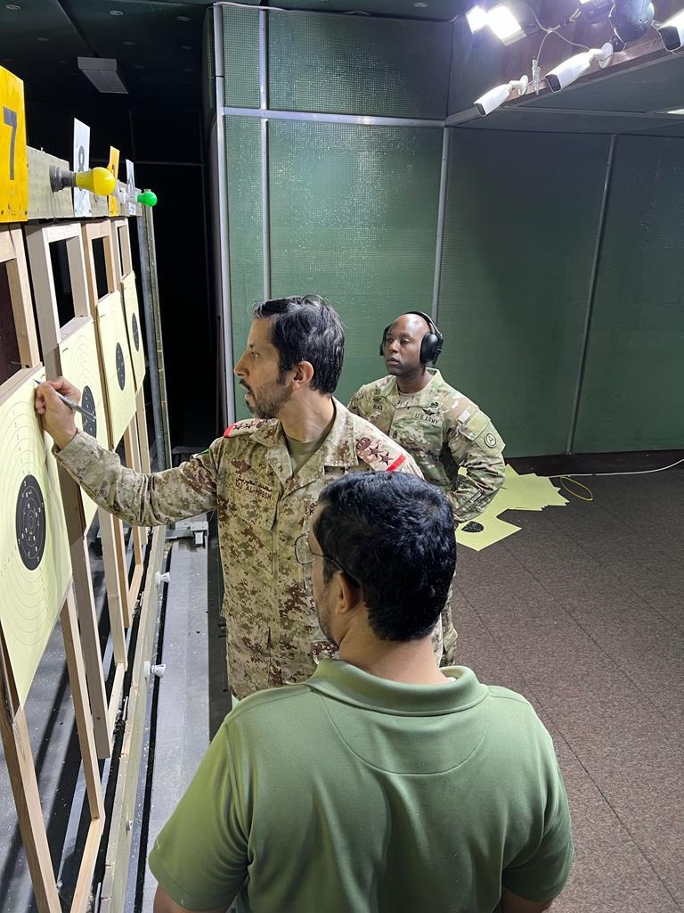 386 AEW Airmen participate in Firing Competition with Kuwaiti counterparts