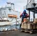 USS Normandy Conducts a Replenishment-at-Sea