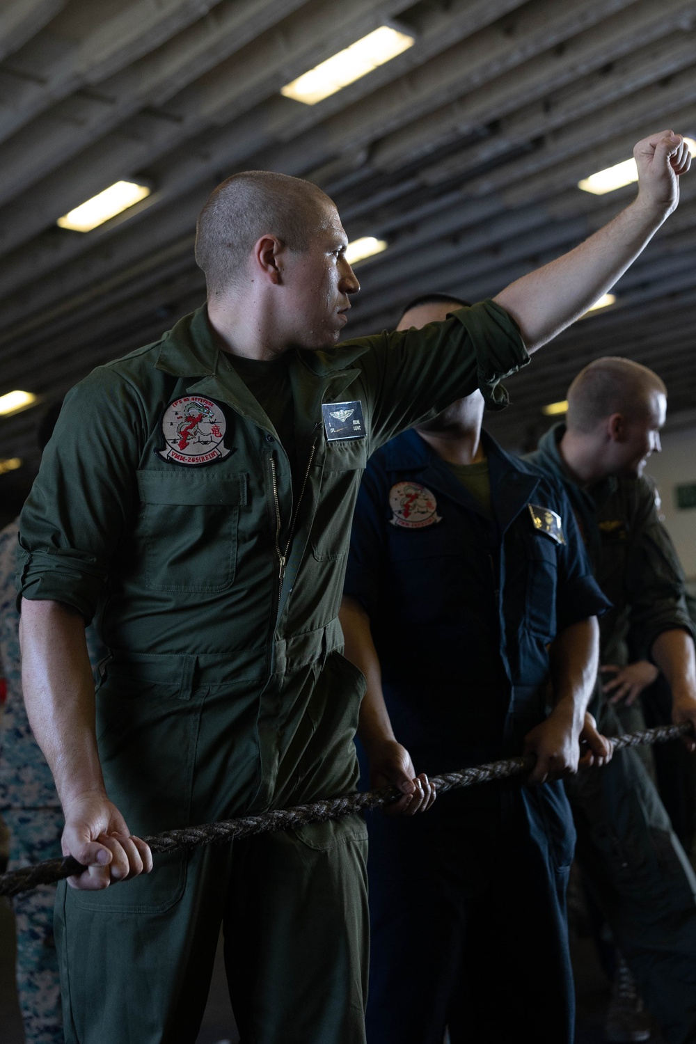 USS America resupplies at sea