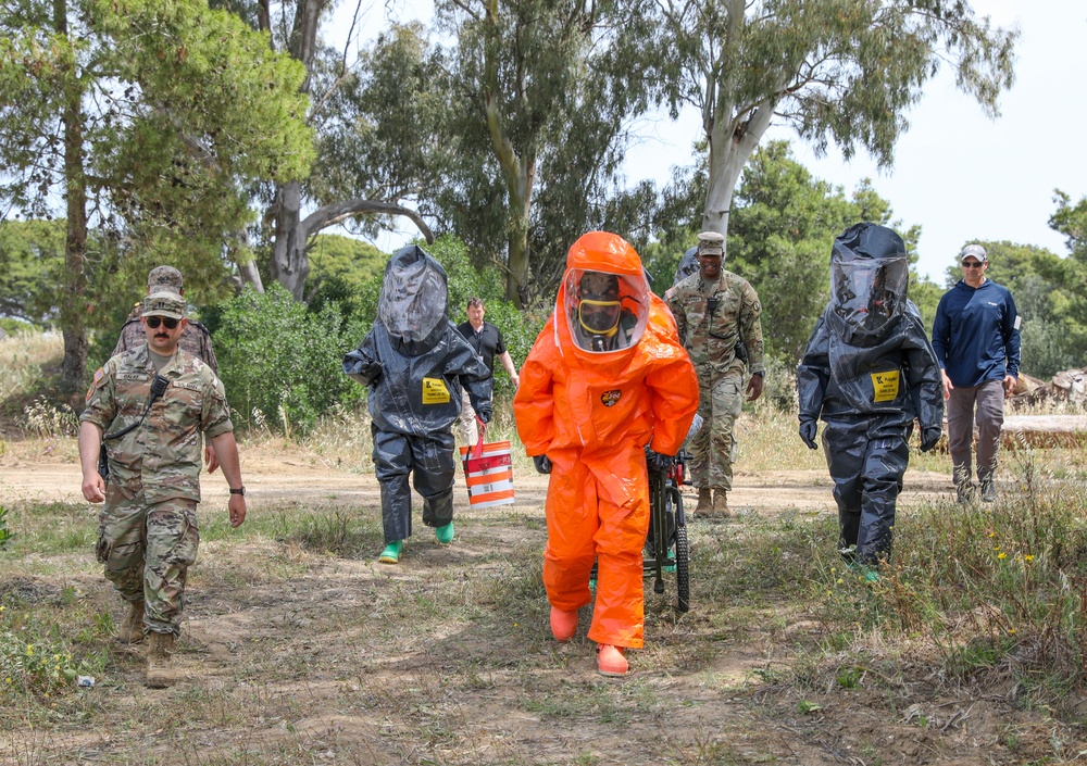 CBRN medical scenario at African Lion 2023