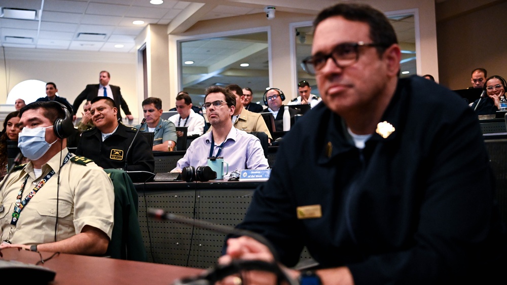 Vice Chief of the National Guard Bureau, Lt. Gen. Marc H. Sasseville speaks to class 62