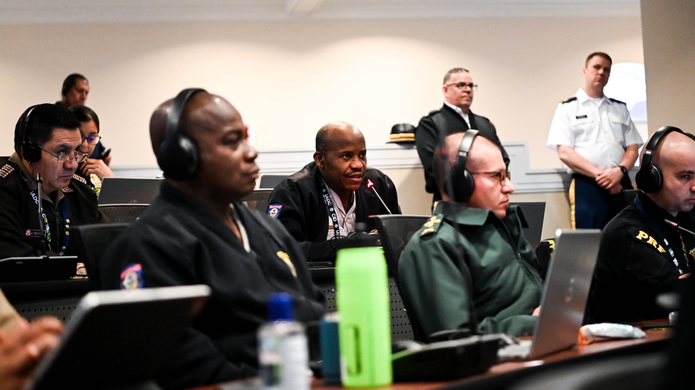 Vice Chief of the National Guard Bureau, Lt. Gen. Marc H. Sasseville speaks to class 62