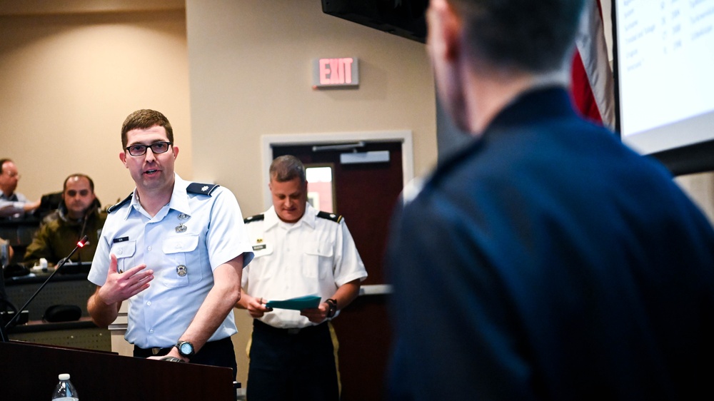 Vice Chief of the National Guard Bureau, Lt. Gen. Marc H. Sasseville speaks to class 62