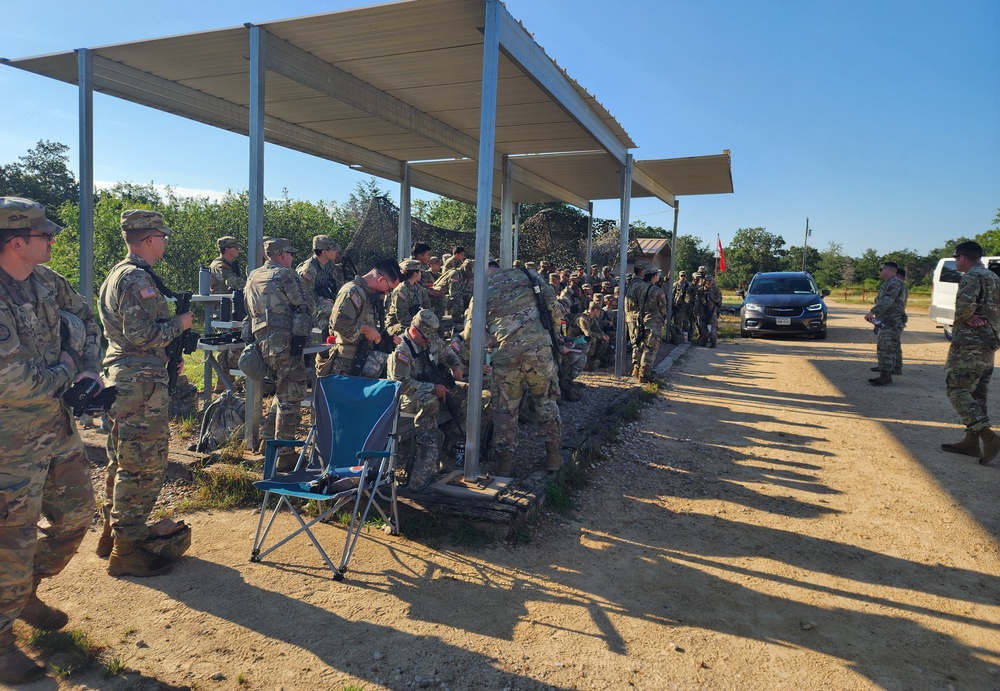 Soldiers are Given a Safety Brief at the Zero Range