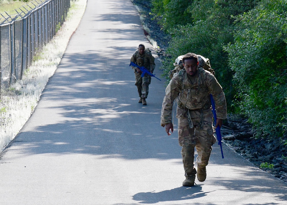 105th Base Defense Squadron Ruck March