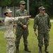 Brazilian Marines take tour of MCRD Parris Island to observe training