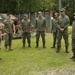 Brazilian Marines take tour of MCRD Parris Island to observe training