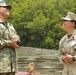 Brazilian Marines take tour of MCRD Parris Island to observe training