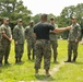 Brazilian Marines take tour of MCRD Parris Island to observe training