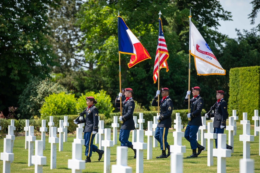 Sky Soldiers honor an unknown WWI Soldier during burial ceremony in France