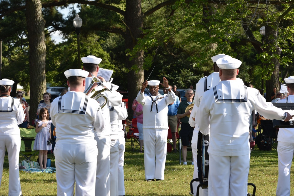 U.S. Fleet Forces Band performed at the Armed Forces Day concert