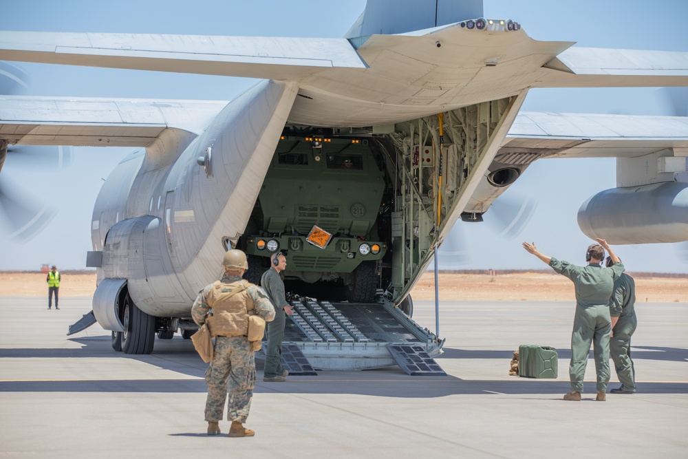 Marines execute HIRAIN during exercise African Lion 2023