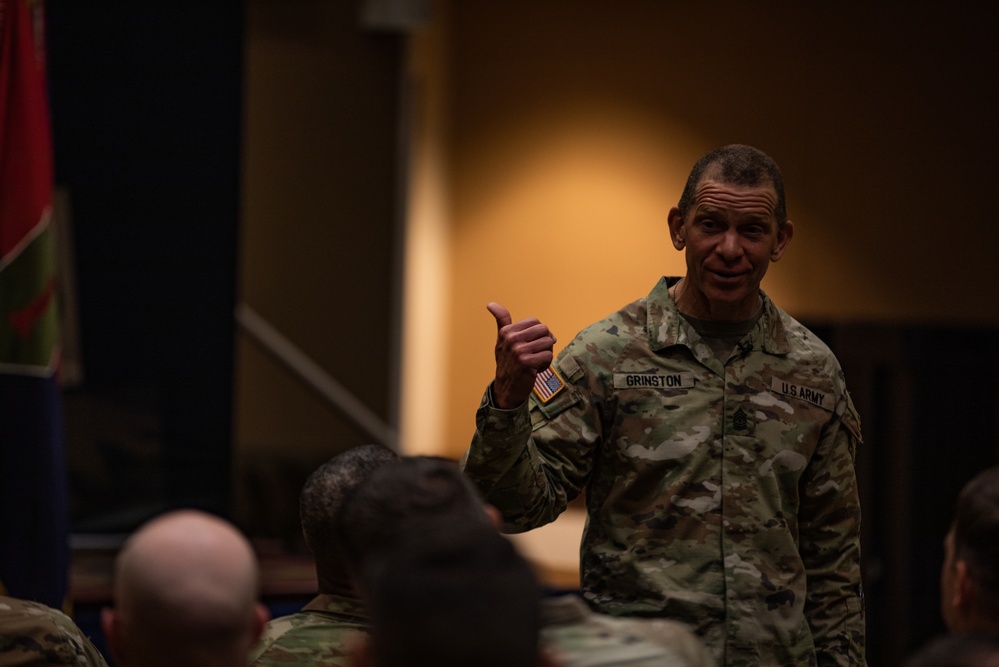 True Grit: 16th SMA Visits Ft. Riley