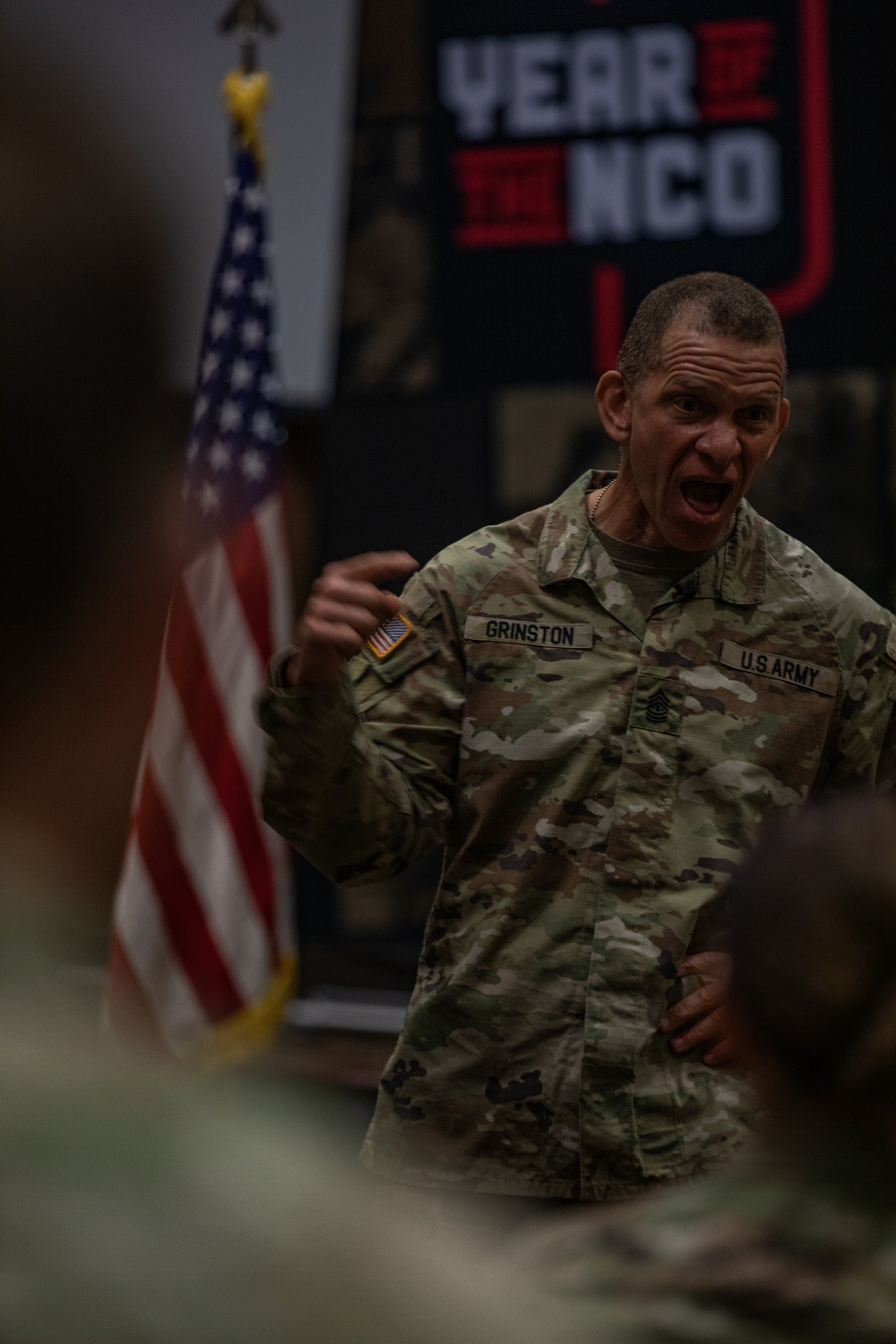 True Grit: 16th SMA Visits Ft. Riley