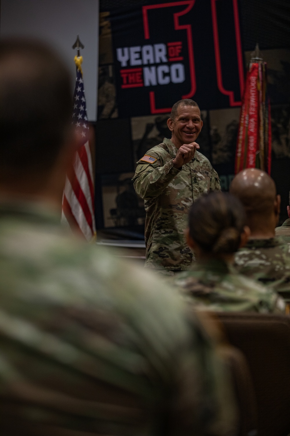 True Grit: 16th SMA Visits Ft. Riley