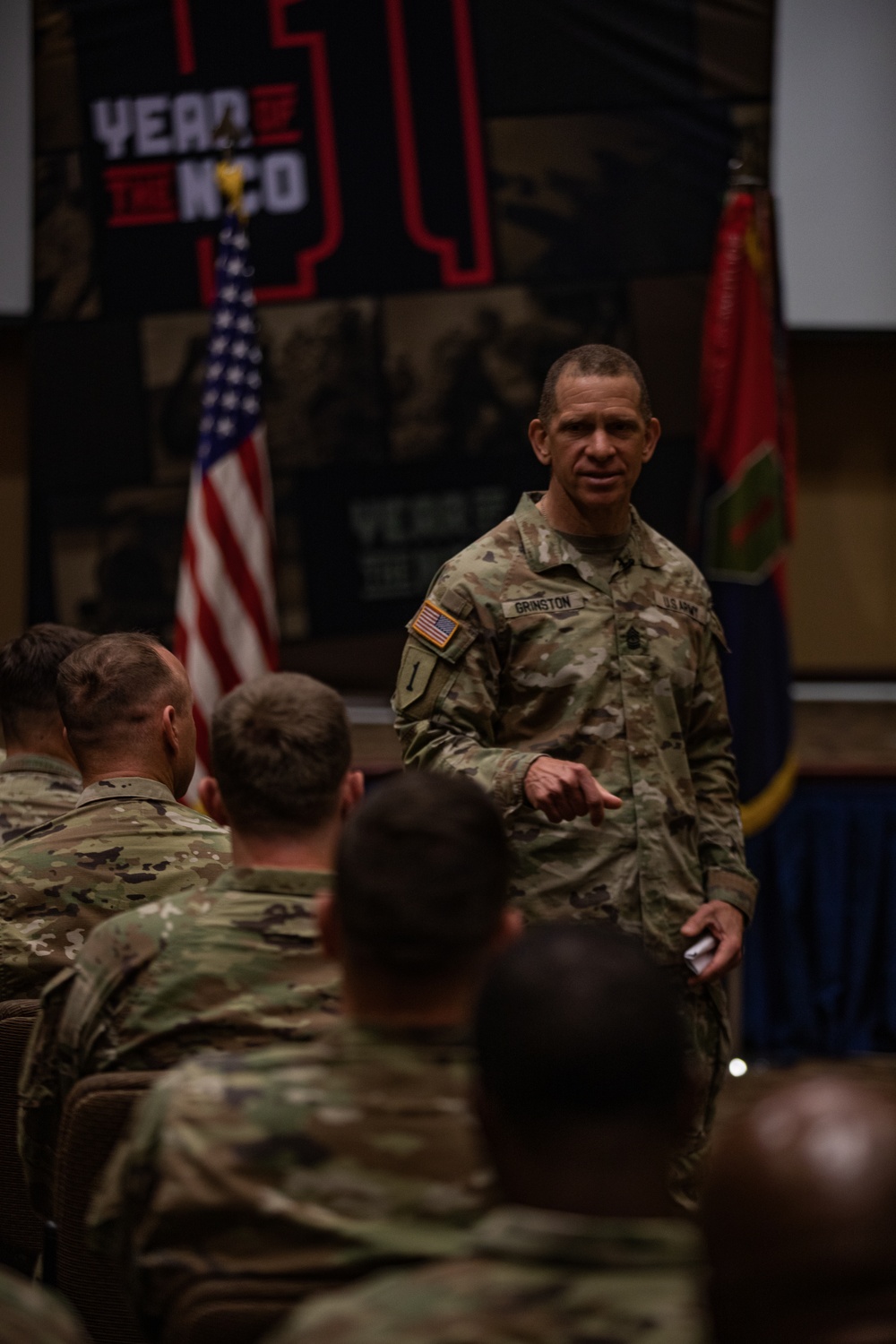 True Grit: 16th SMA Visits Ft. Riley