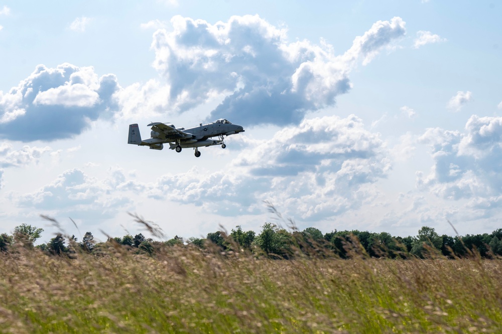 124th Warthogs arrive at Exercise Air Defender