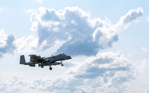 124th Warthogs arrive at Exercise Air Defender