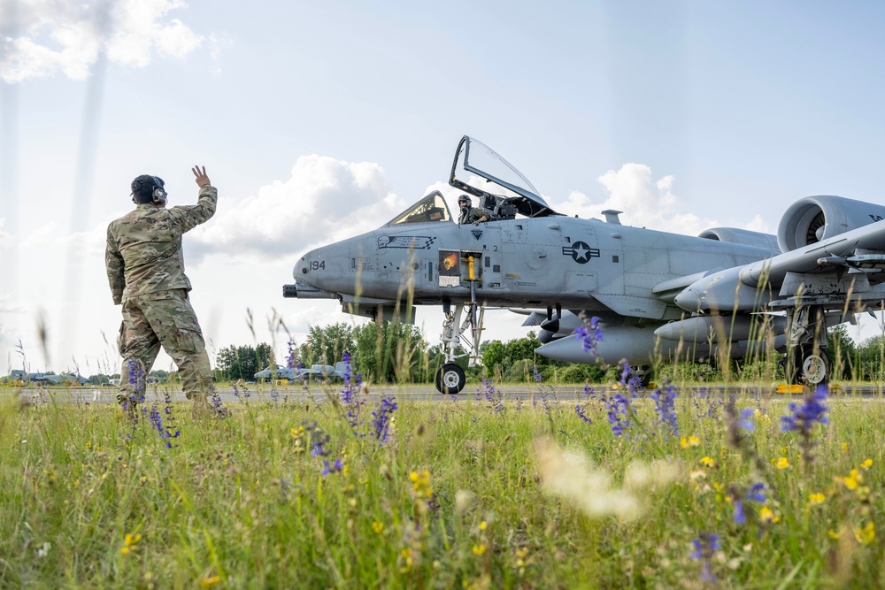 124th Warthogs Arrive at Exercise Air Defender