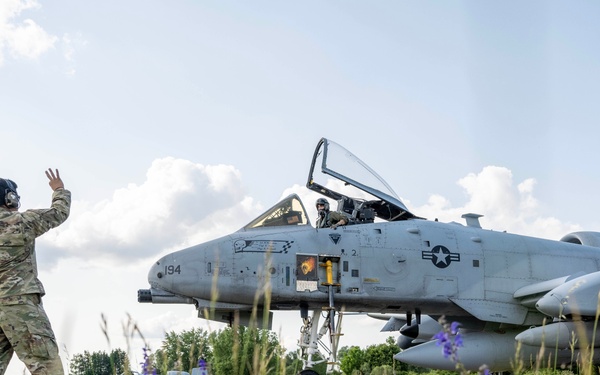 124th Warthogs Arrive at Exercise Air Defender