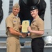 Re-enlistment ceremony aboard the Battleship Wisconsin