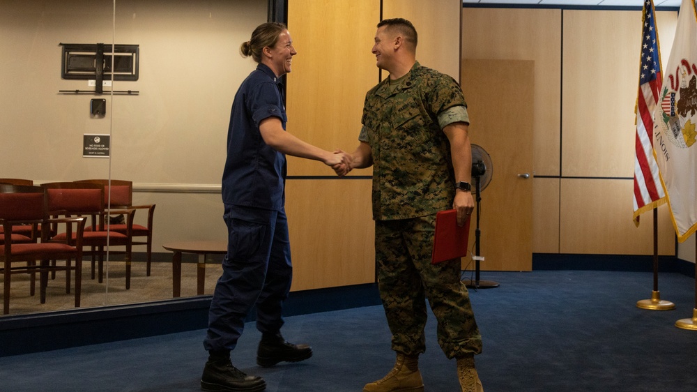 Navy Marine Corps Achievement Medal: Gunnnery Sgt. Rocha, RS Chicago