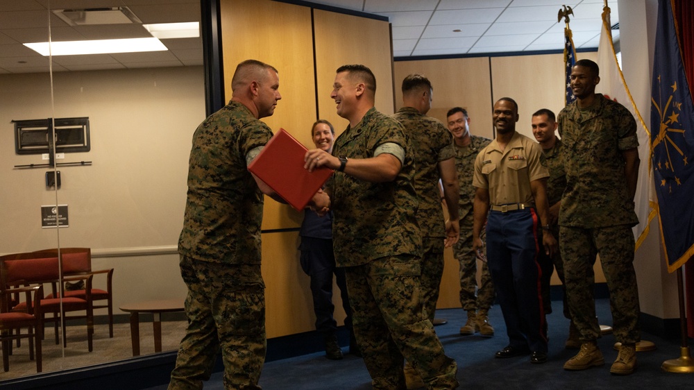 Navy Marine Corps Achievement Medal: Gunnnery Sgt. Rocha, RS Chicago