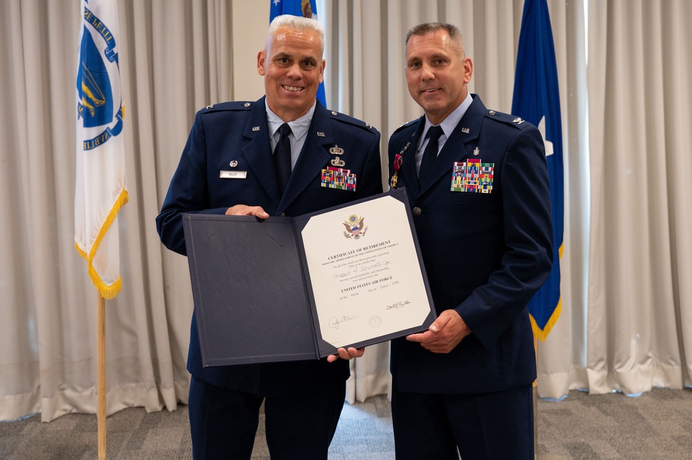 Colonel Driscoll retires after over 37 years of military service