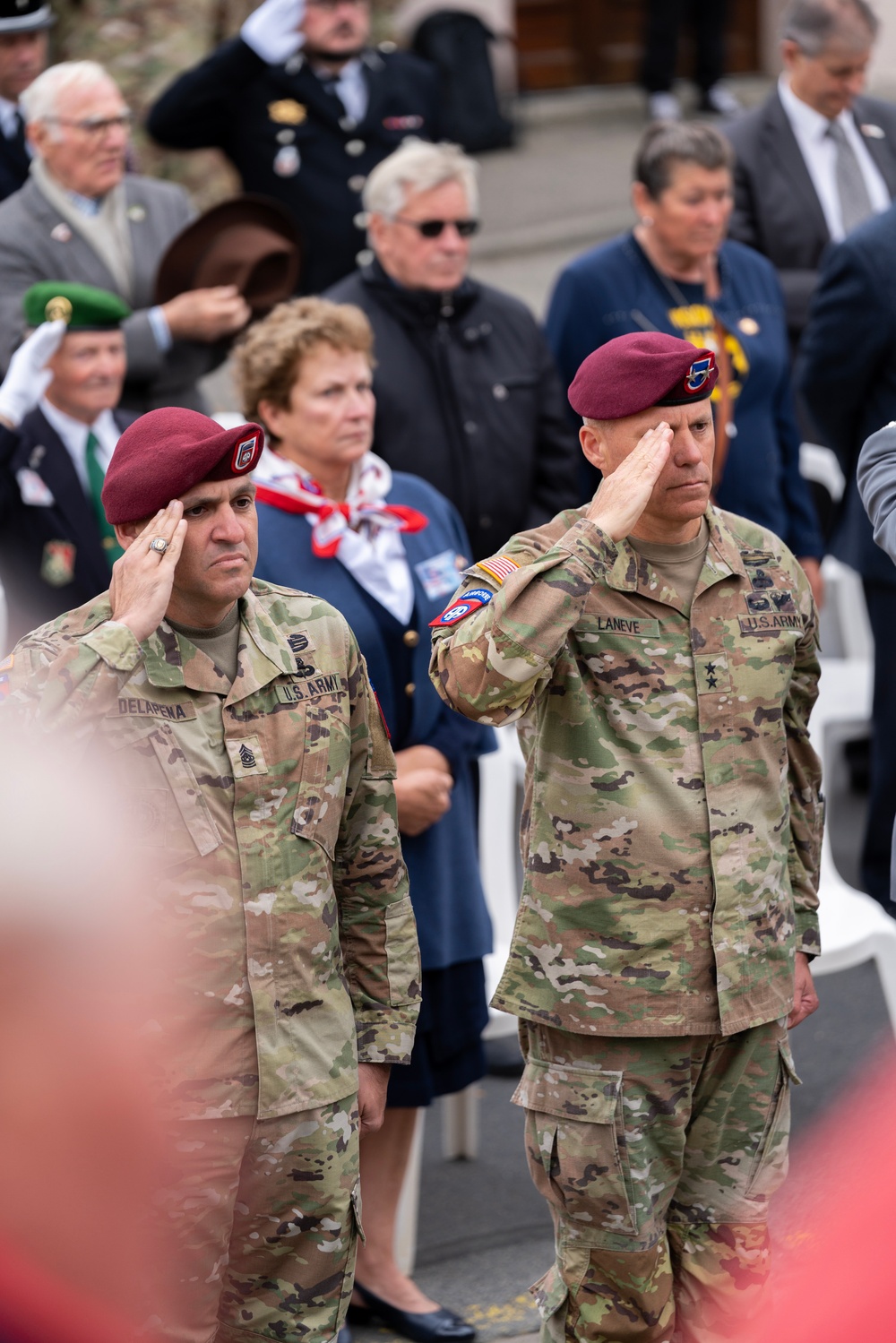 82nd Airborne Division Supports Cérémonie Monument Borne Zéro during D-Day 79