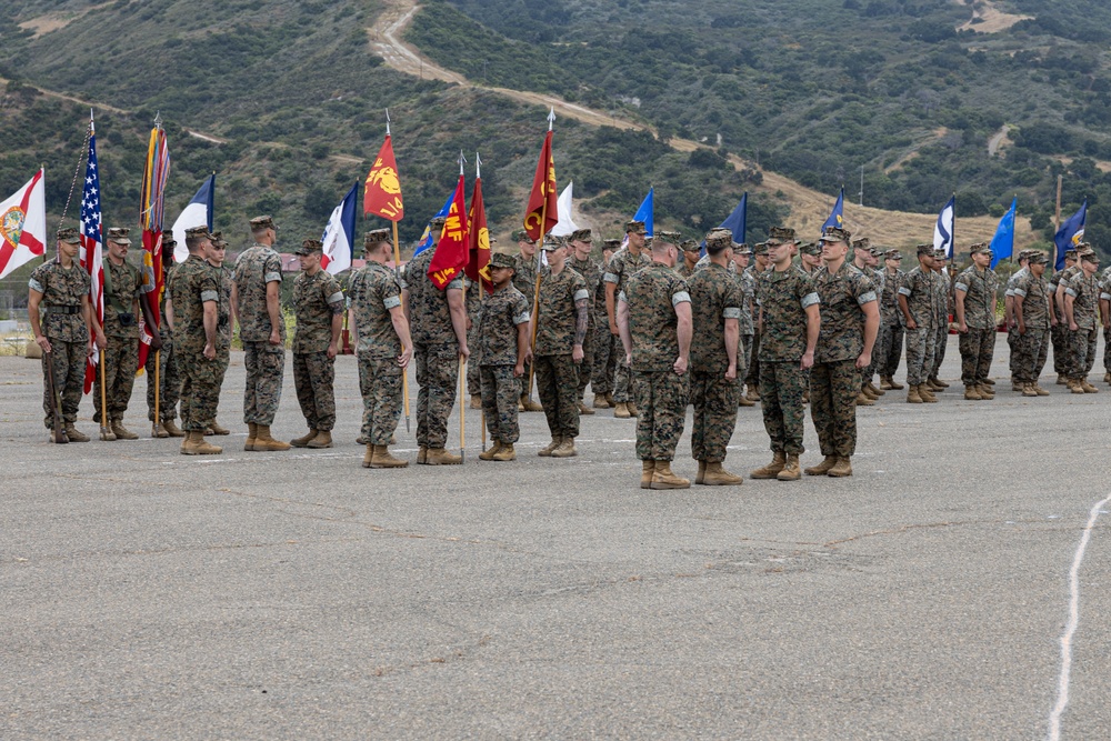 1st Bn., 4th Marines holds change of command ceremony