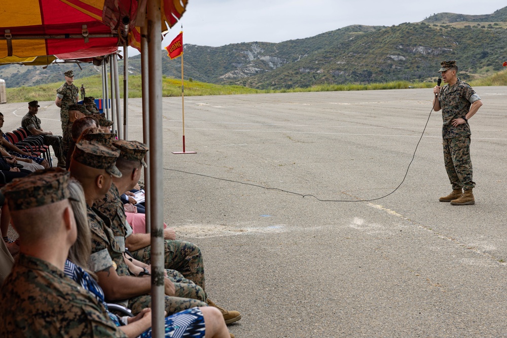 1st Bn., 4th Marines holds change of command ceremony