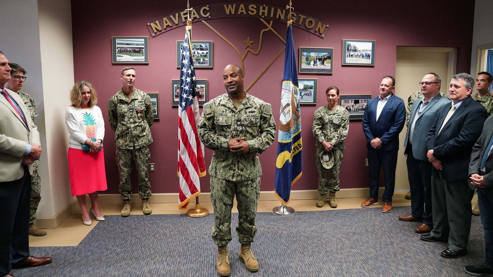 Naval Facilities Engineering Systems Command (NAVFAC) Washington holds Change of Command