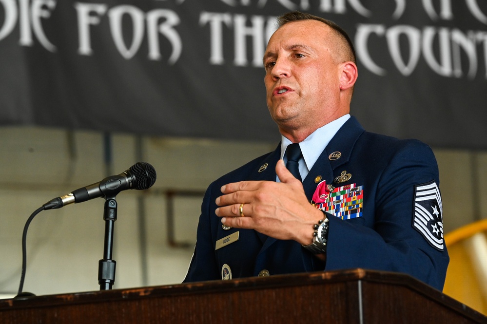 Chief Master Sgt. Shane Rose retires after 30 years of service