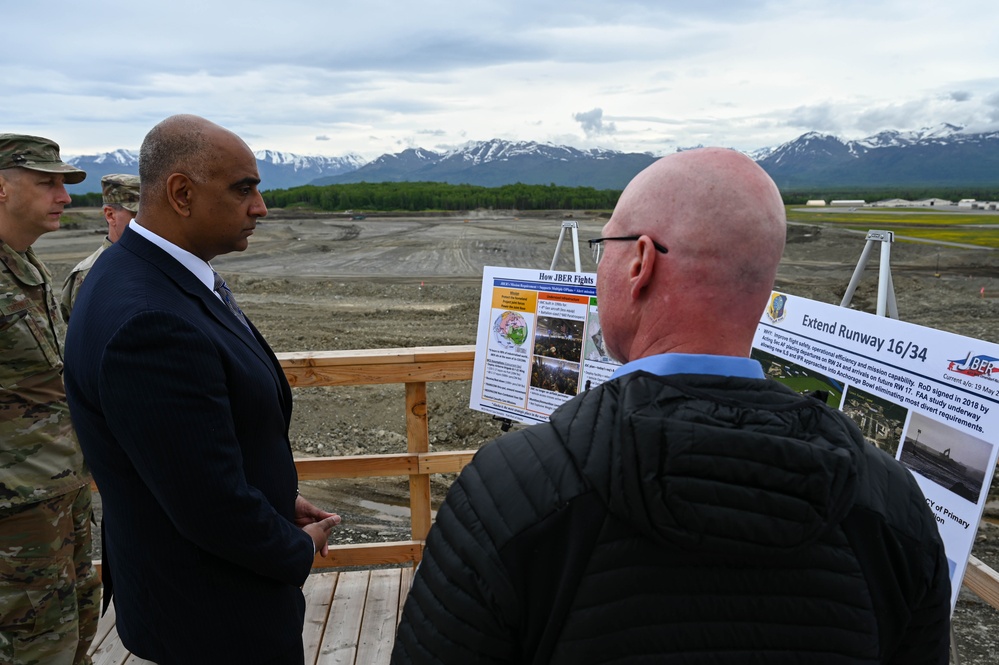 Hon. Chaudhary visits JBER