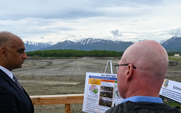 Hon. Chaudhary visits JBER